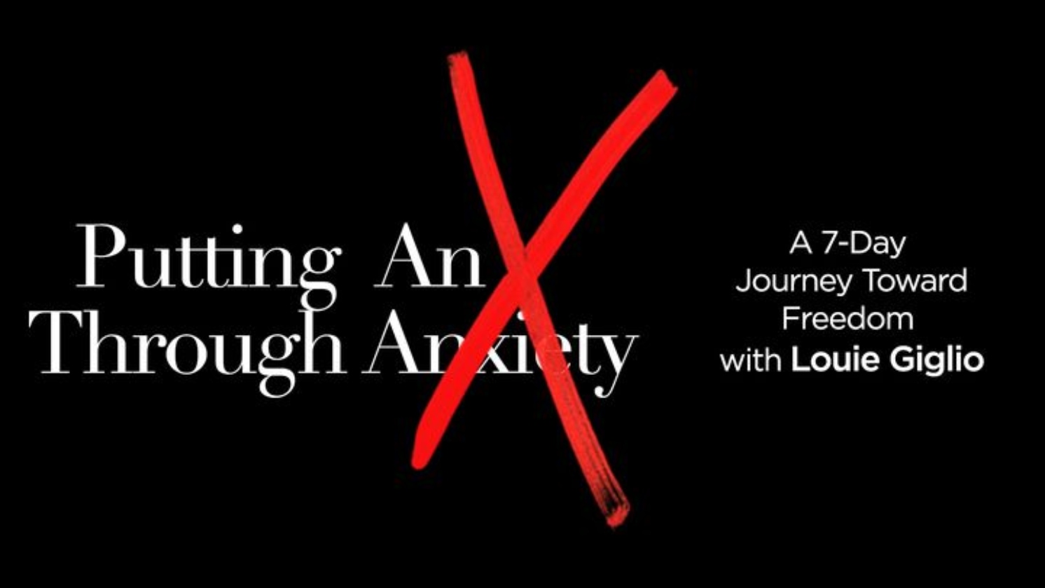 Putting An X Through Anxiety